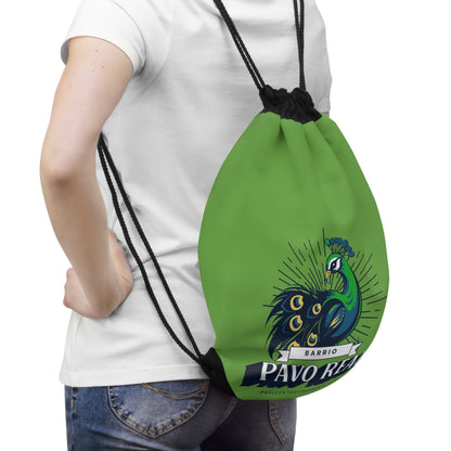 Pavo Real, El Santo. Drawstring Bag