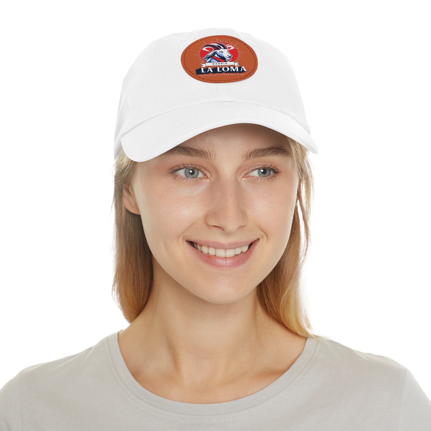 La Loma, Zulueta. Dad Hat with Leather Patch (Round)