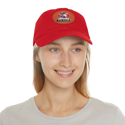 La Loma, Zulueta. Dad Hat with Leather Patch (Round)