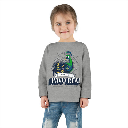 Pavo Real, El Santo. Toddler Long Sleeve Tee