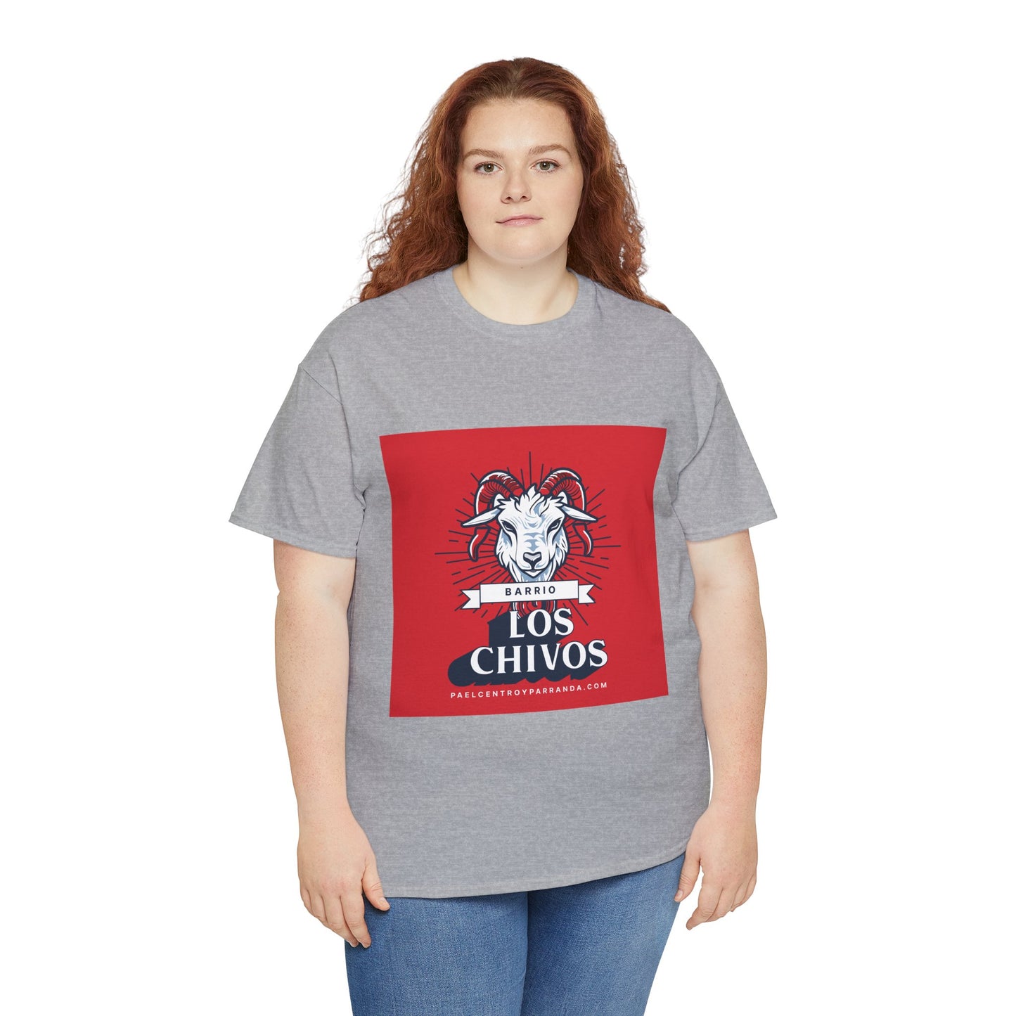 Los Chivos, Calabazar de Sagua. Unisex Heavy Cotton Tee