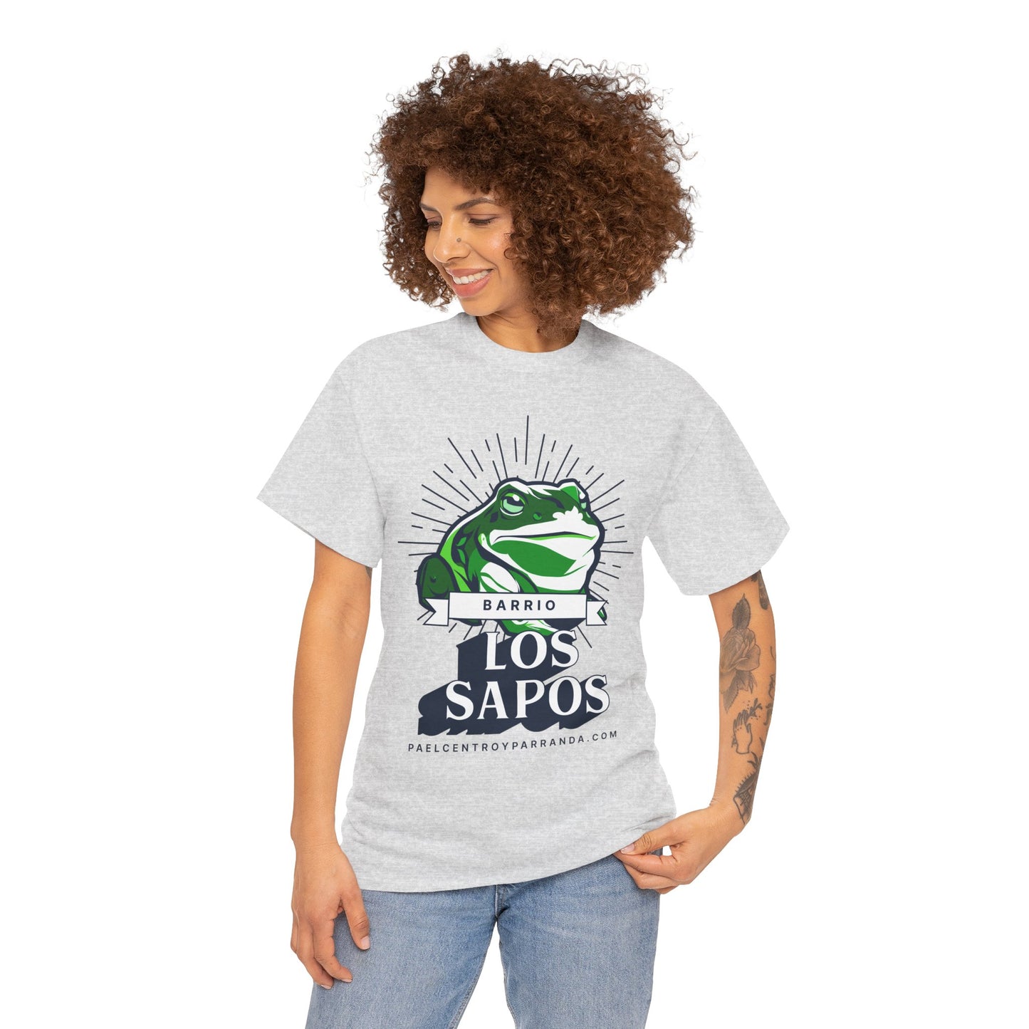 Los Sapos, Calabazar de Sagua. Unisex Heavy Cotton Tee