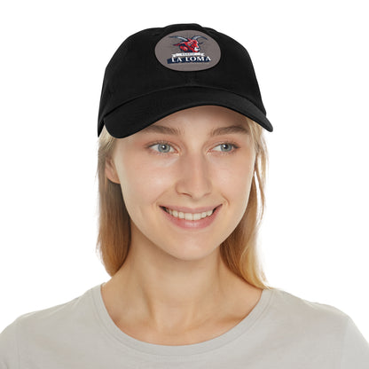 La Loma, Guayos. Dad Hat with Leather Patch (Round)