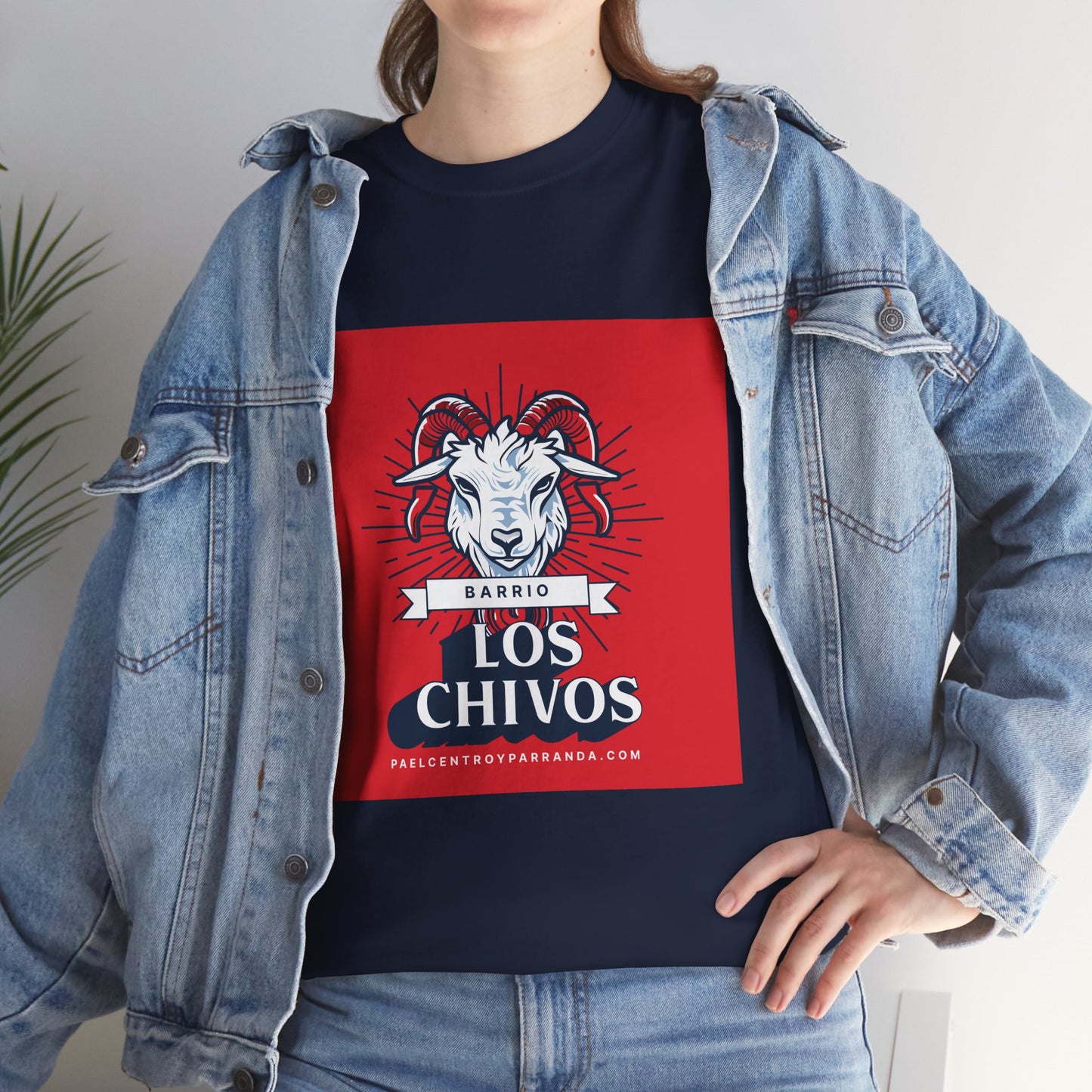 Los Chivos, Calabazar de Sagua. Unisex Heavy Cotton Tee