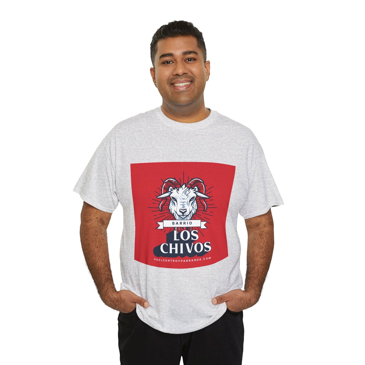 Los Chivos, Calabazar de Sagua. Unisex Heavy Cotton Tee