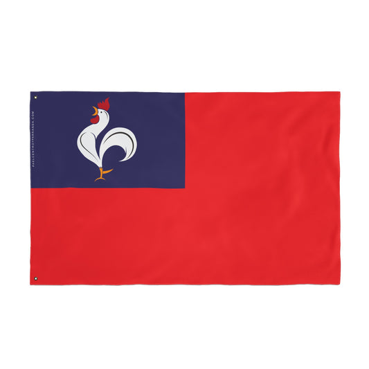 San Salvador, Remedios. Double Sided Decorative Flag.