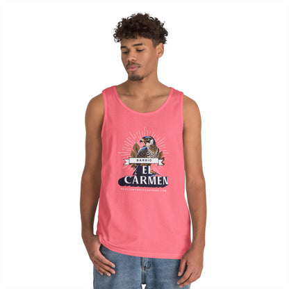 El Carmen, Remedios. Unisex Heavy Cotton Tank Top