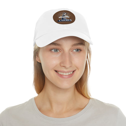 El Carmen, Remedios. Dad Hat with Leather Patch (Round)