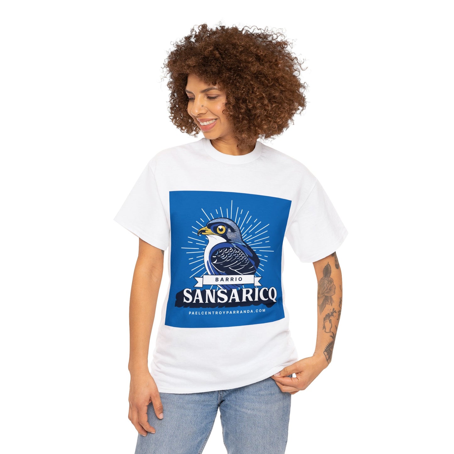 Sansaricq, Yaguajay. Unisex Heavy Cotton Tee