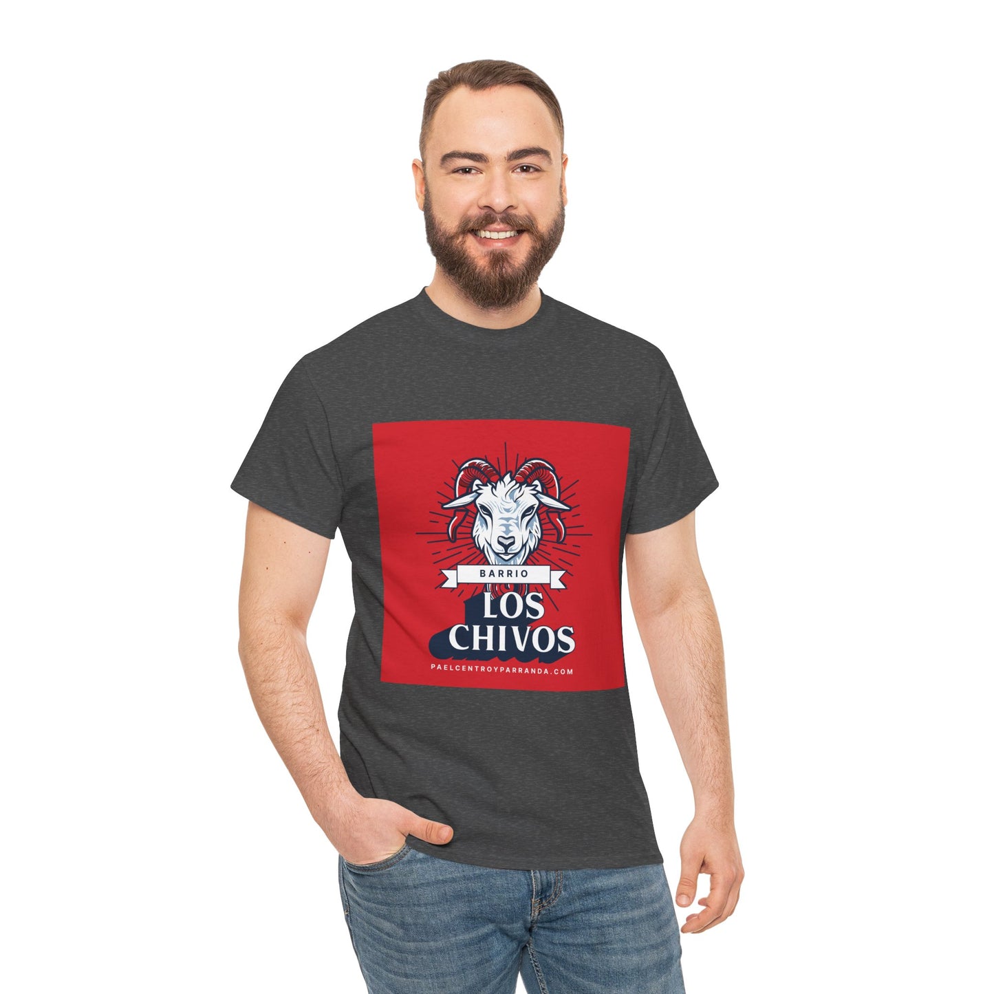 Los Chivos, Calabazar de Sagua. Unisex Heavy Cotton Tee