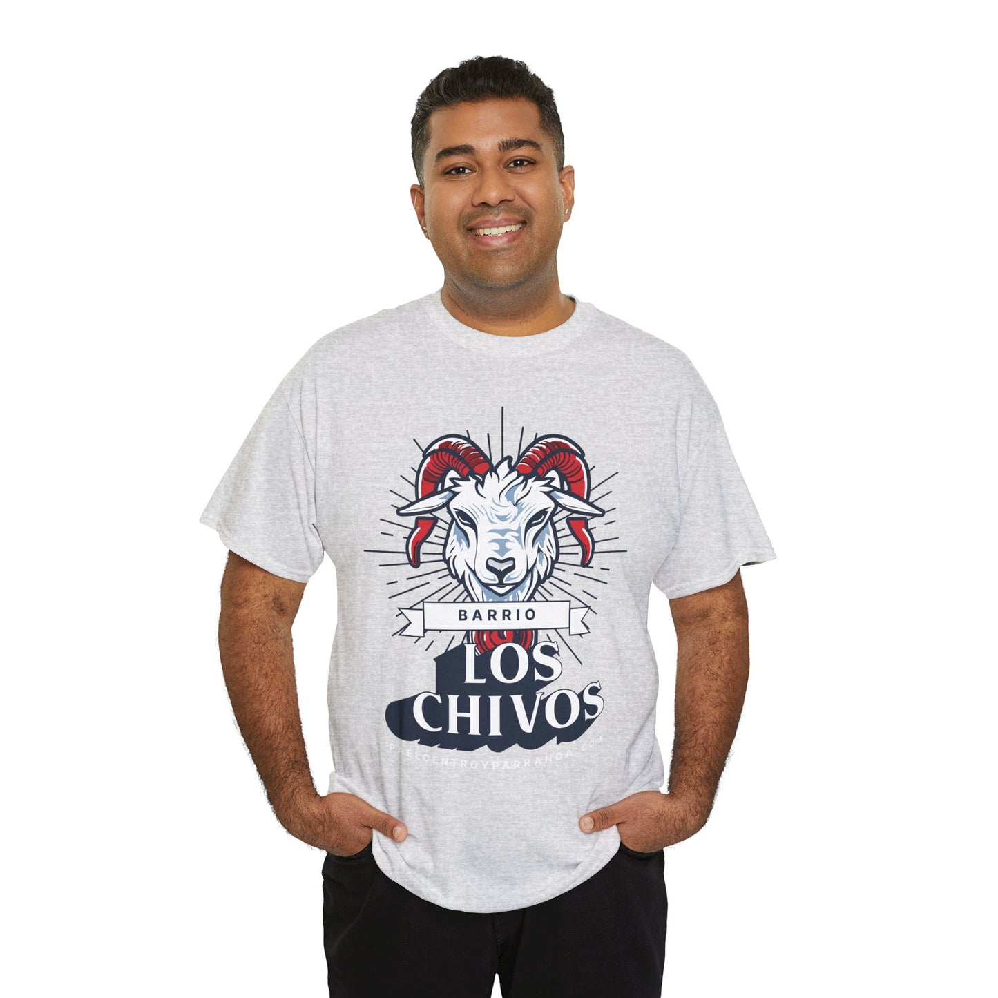 Los Chivos, Calabazar de Sagua. Unisex Heavy Cotton Tee