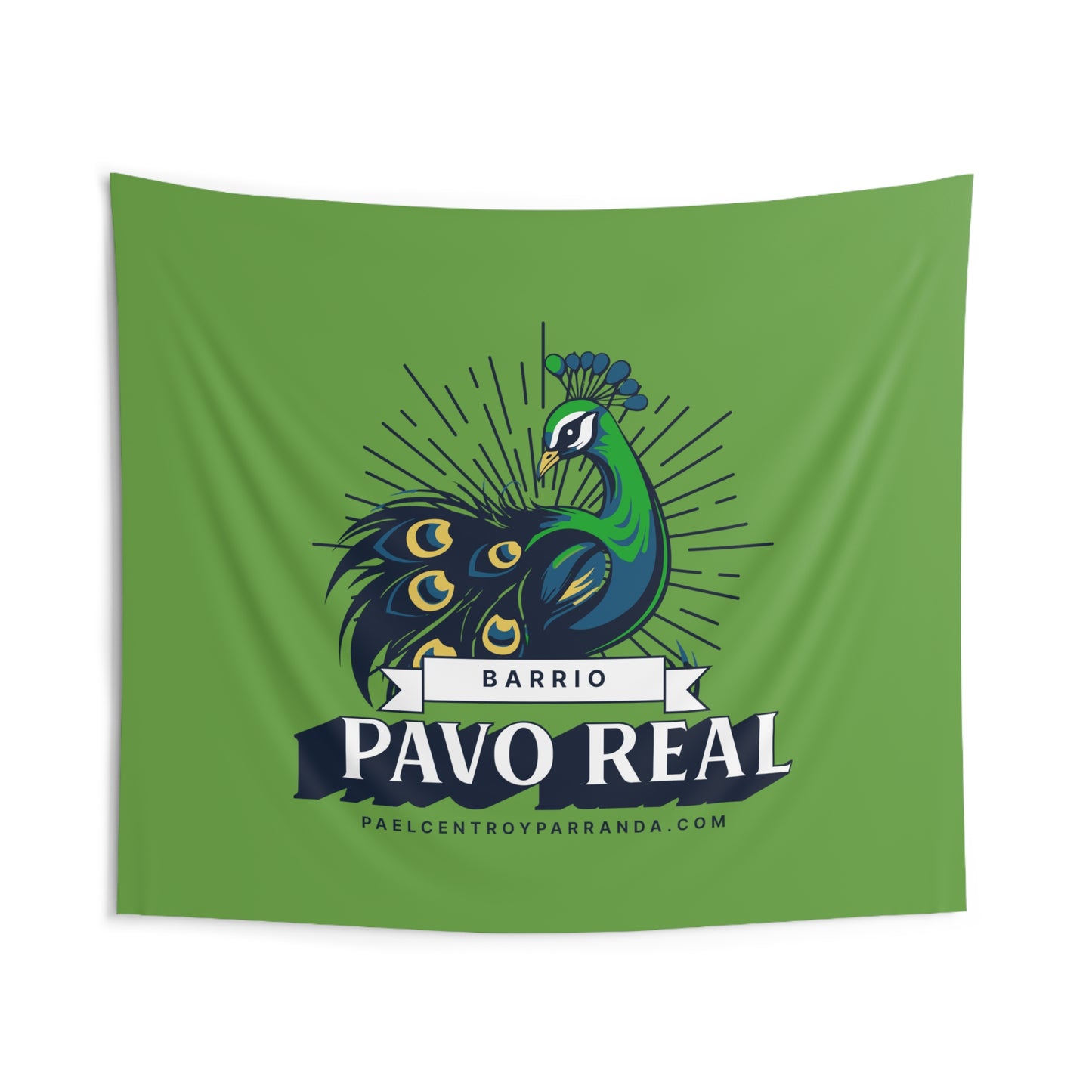 Pavo Real, El Santo. Horizontal Indoor Wall Tapestries