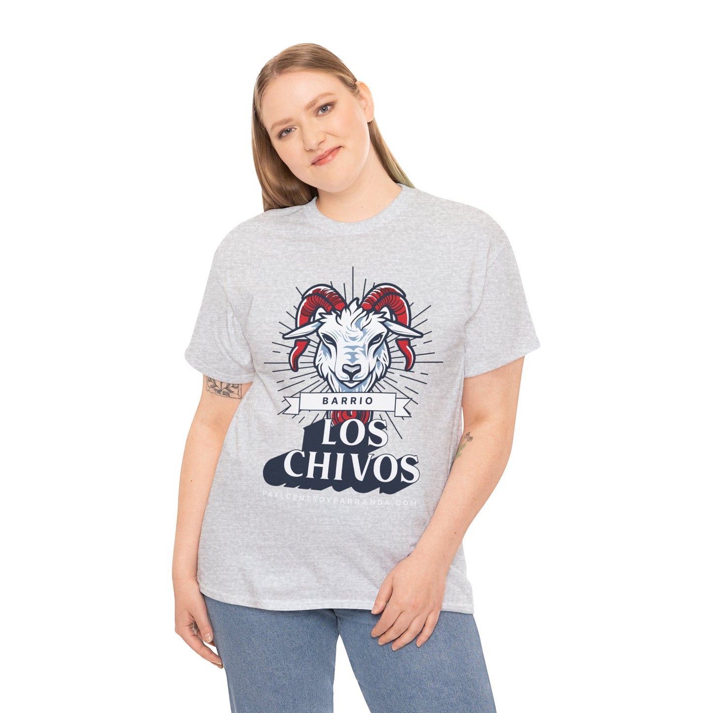 Los Chivos, Calabazar de Sagua. Unisex Heavy Cotton Tee