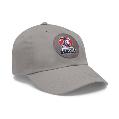 La Loma, Zulueta. Dad Hat with Leather Patch (Round)