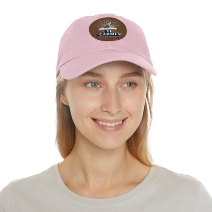 El Carmen, Remedios. Dad Hat with Leather Patch (Round)