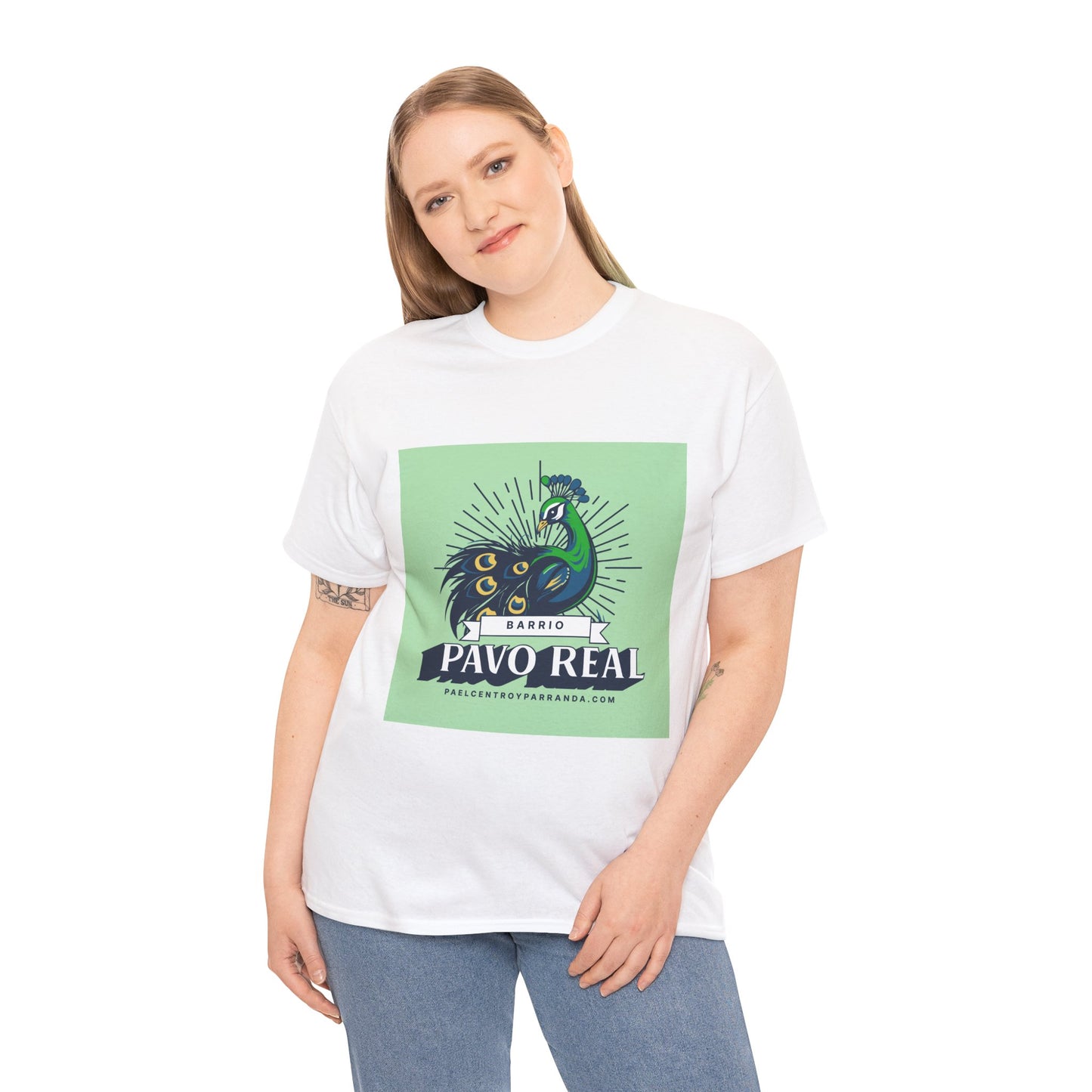 Pavo Real, El Santo. Unisex Heavy Cotton Tee