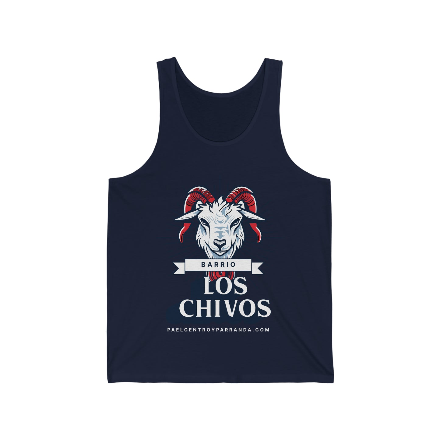 Los Chivos, Calabazar de Sagua. Unisex Jersey Tank