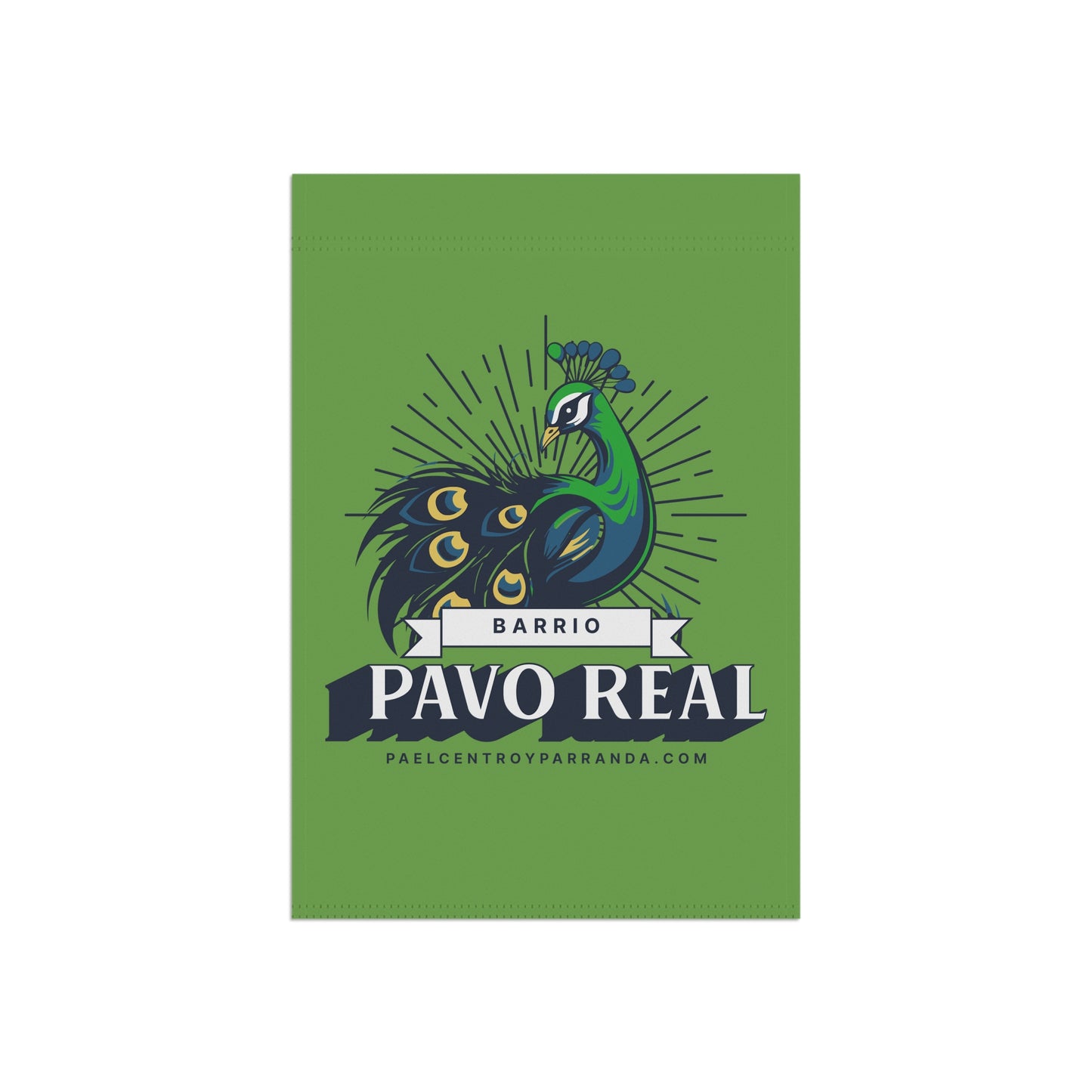 Pavo Real, El Santo. Garden & House Banner