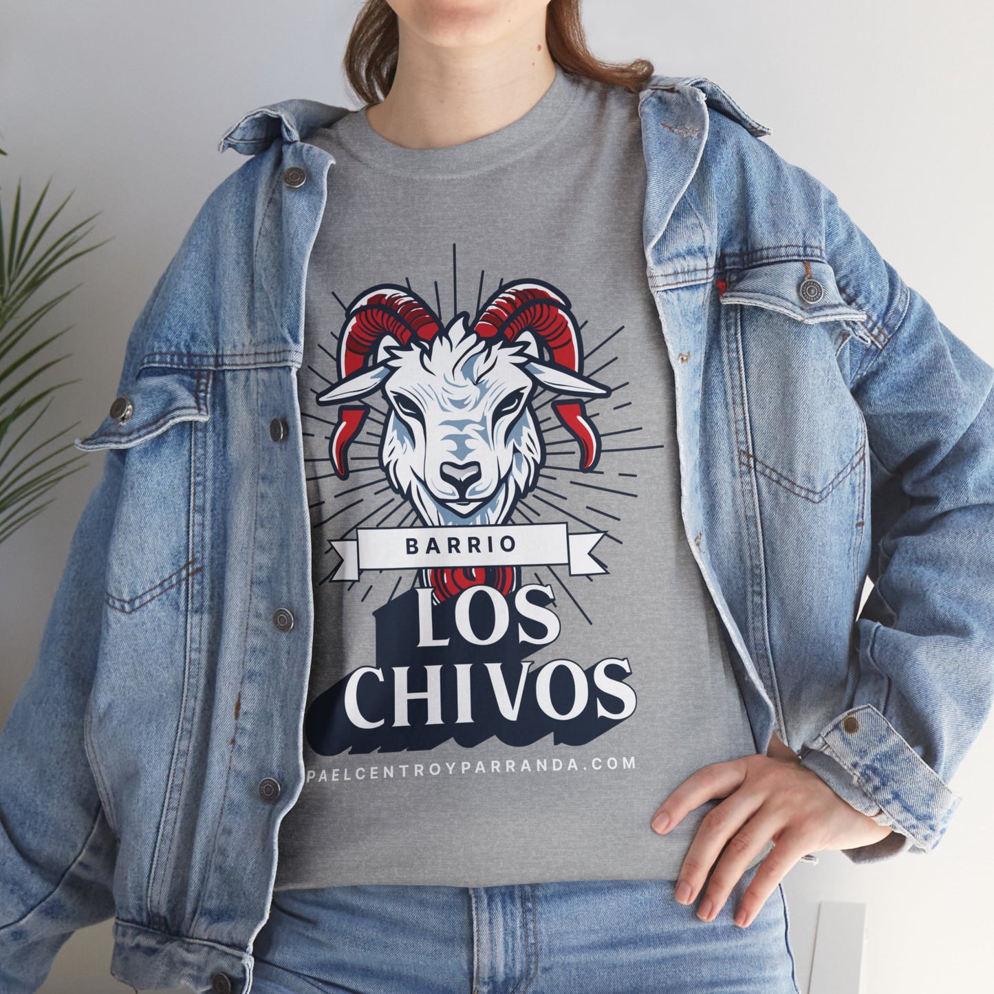 Los Chivos, Calabazar de Sagua. Unisex Heavy Cotton Tee