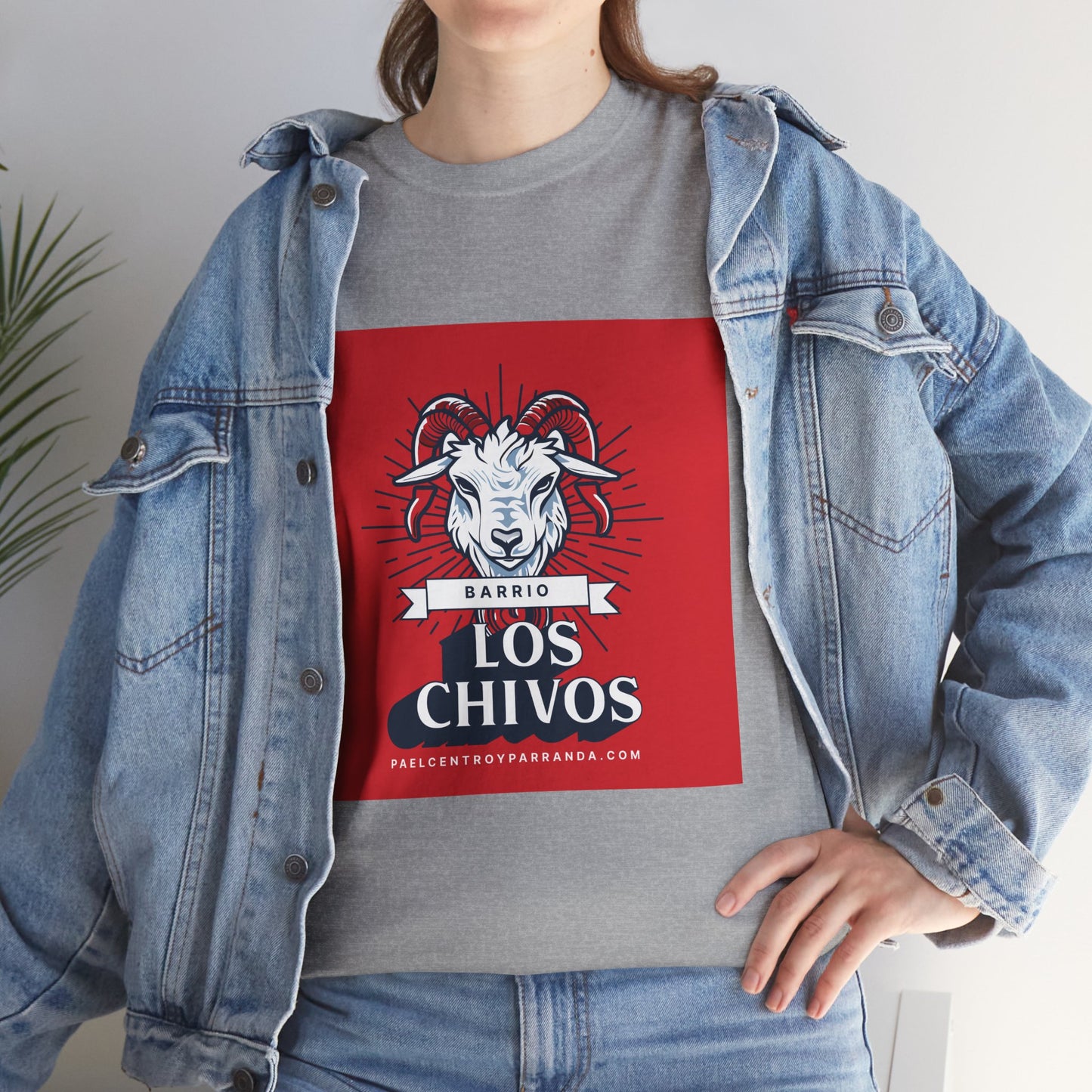 Los Chivos, Calabazar de Sagua. Unisex Heavy Cotton Tee