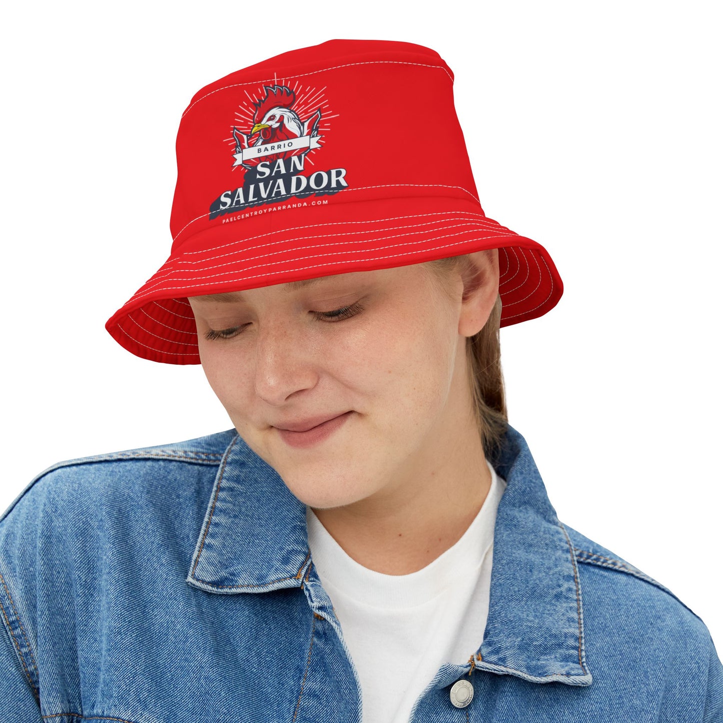 San Salvador, Remedios. (adults) Bucket Hat (AOP)