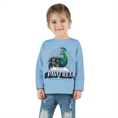 Pavo Real, El Santo. Toddler Long Sleeve Tee