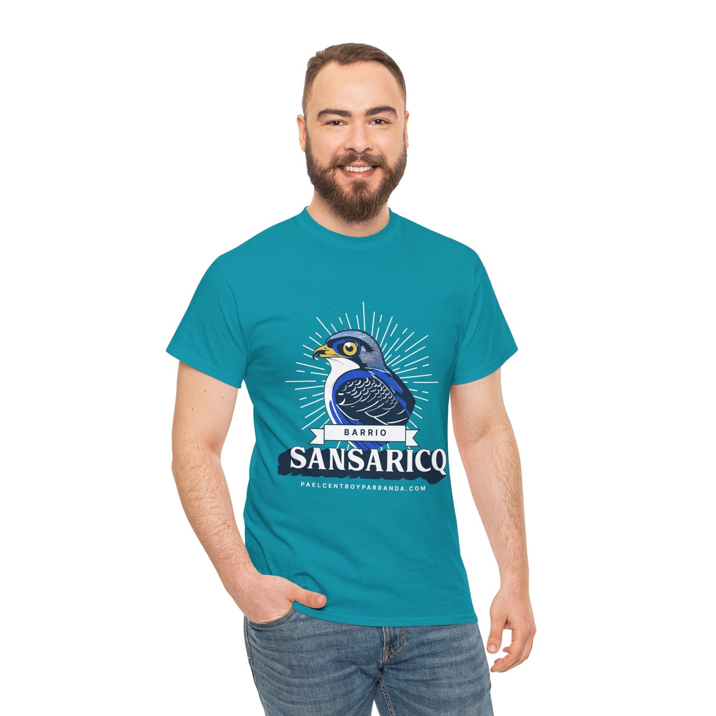 Sansaricq, Yaguajay. Unisex Heavy Cotton Tee