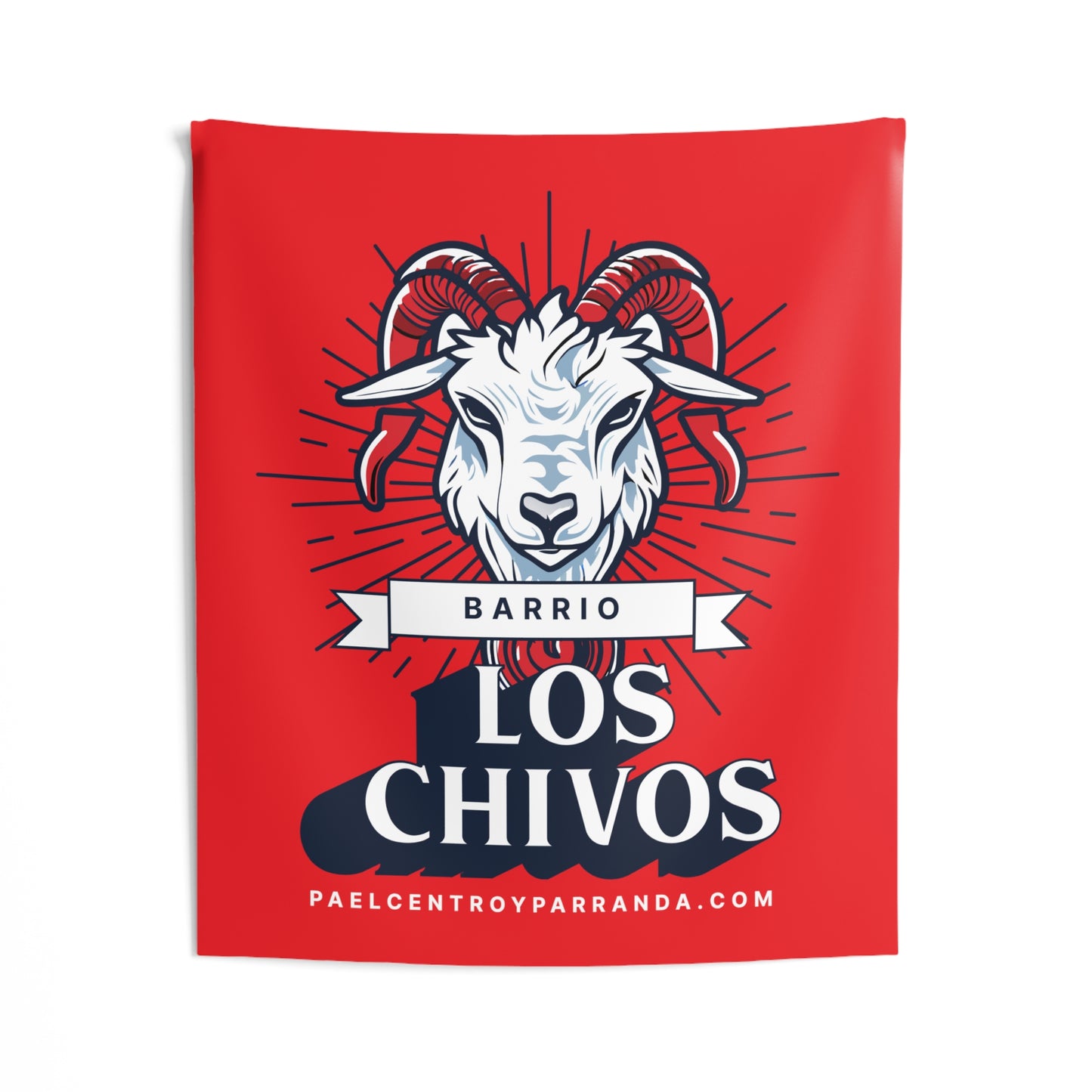 Los Chivos, Calabazar de Sagua. Vertical. Indoor Wall Tapestries