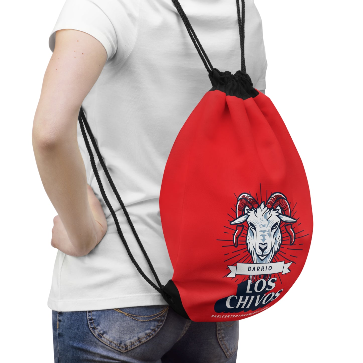 Los Chivos, Calabazar de Sagua. Drawstring Bag