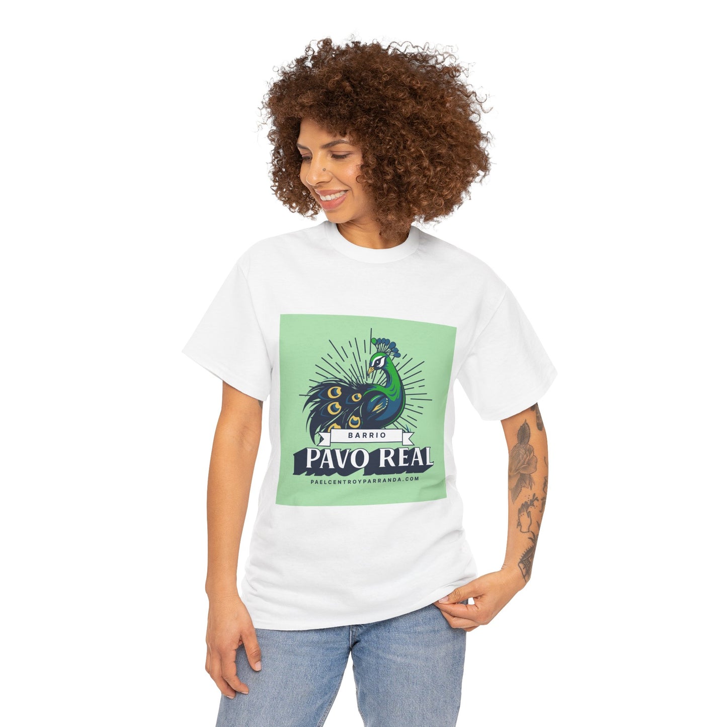 Pavo Real, El Santo. Unisex Heavy Cotton Tee