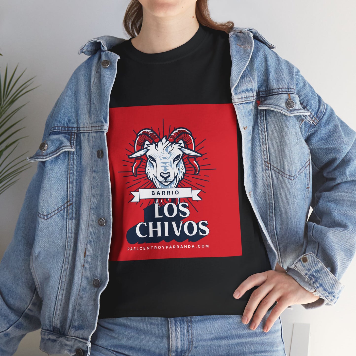 Los Chivos, Calabazar de Sagua. Unisex Heavy Cotton Tee