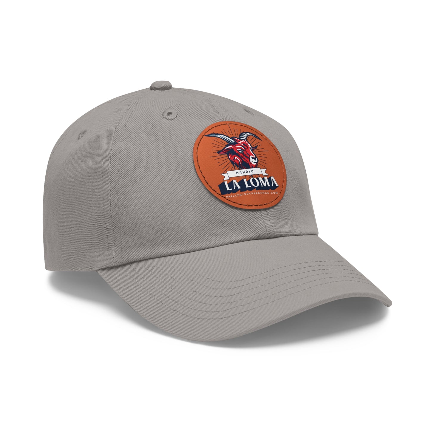 La Loma, Guayos. Dad Hat with Leather Patch (Round)