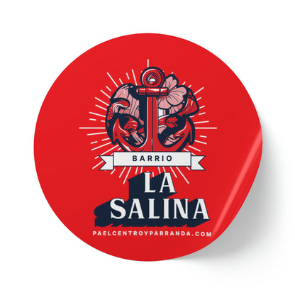 La Salina, Punta Alegre. Round Sticker Label Rolls