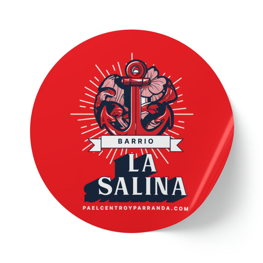 La Salina, Punta Alegre. Round Sticker Label Rolls