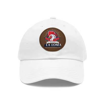 La Loma, Yaguajay. Dad Hat with Leather Patch (Round)