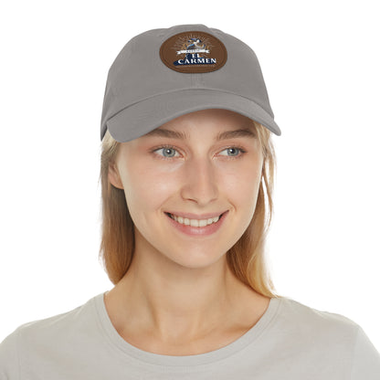 El Carmen, Remedios. Dad Hat with Leather Patch (Round)