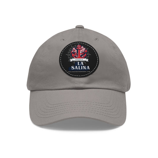 La Salina, Punta Alegre. Dad Hat with Leather Patch (Round)