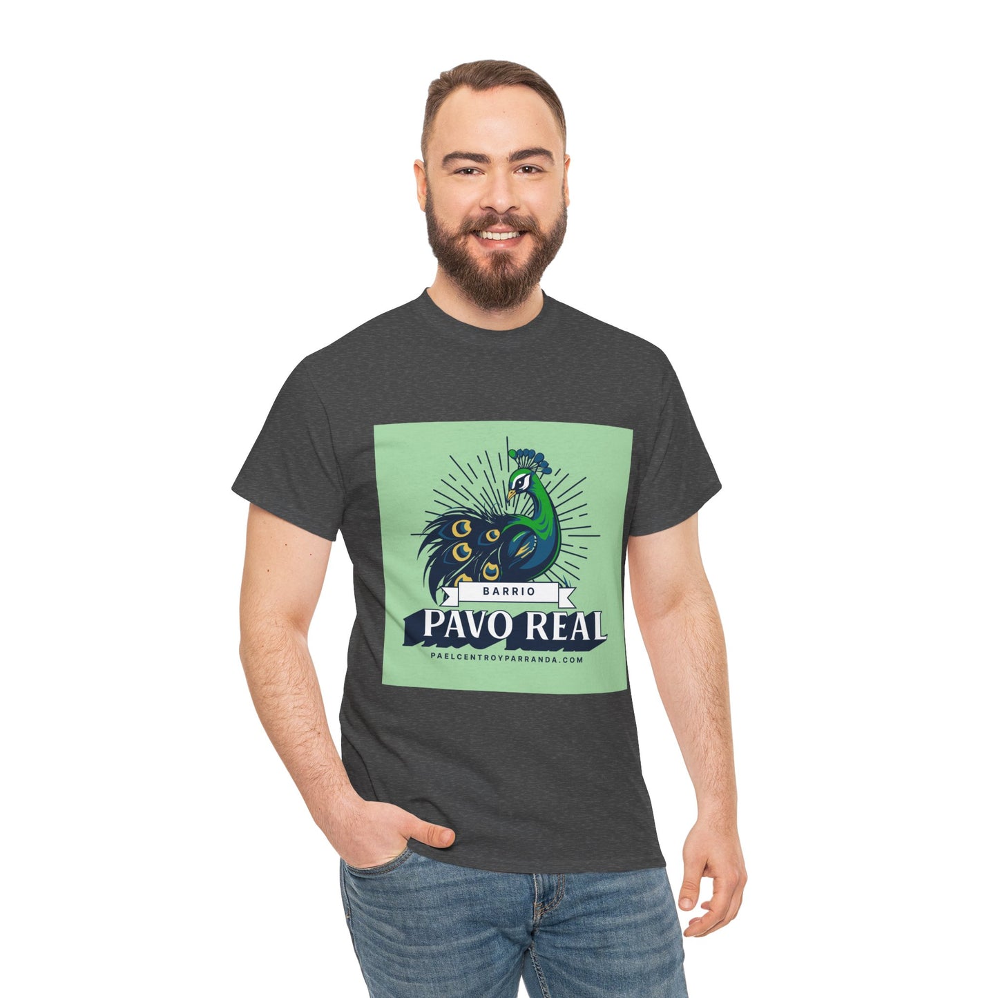 Pavo Real, El Santo. Unisex Heavy Cotton Tee