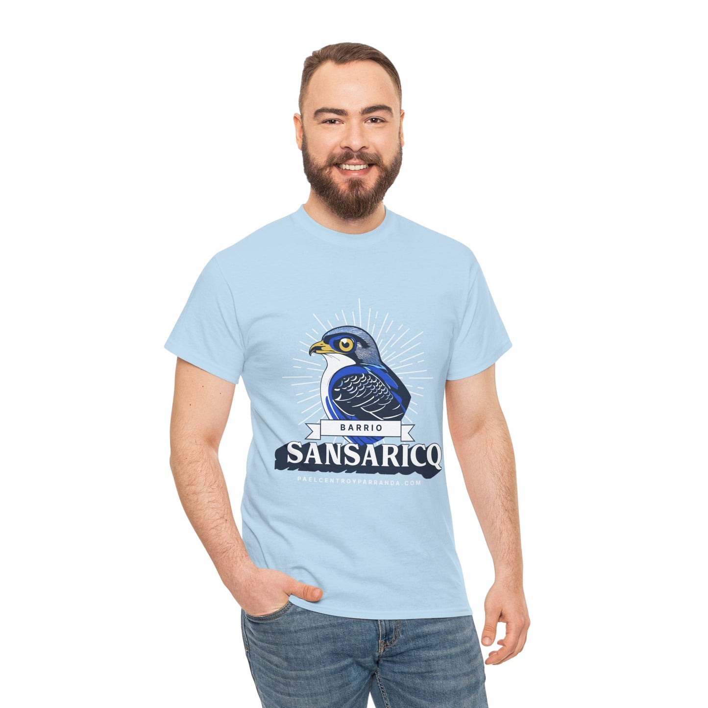 Sansaricq, Yaguajay. Unisex Heavy Cotton Tee