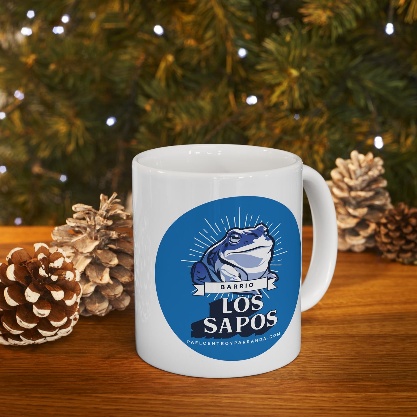 Los Sapos, Encrucijada. Ceramic Mug, 11oz