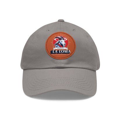 La Loma, Zulueta. Dad Hat with Leather Patch (Round)