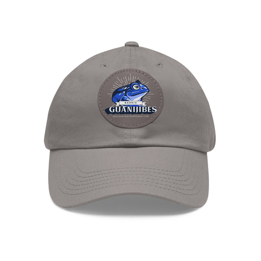 Guanijibes, Zulueta. Dad Hat with Leather Patch (Round)