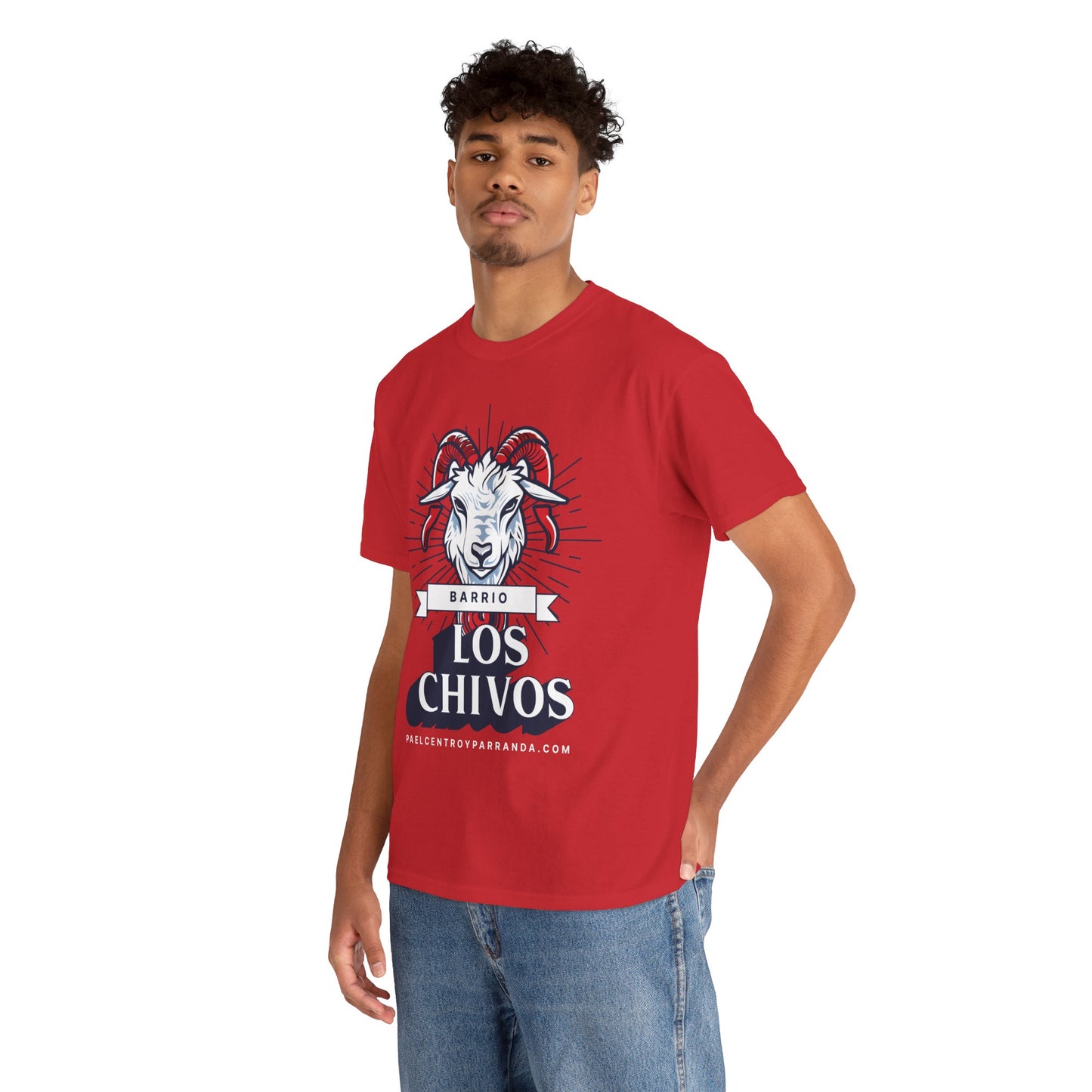 Los Chivos, Calabazar de Sagua. Unisex Heavy Cotton Tee