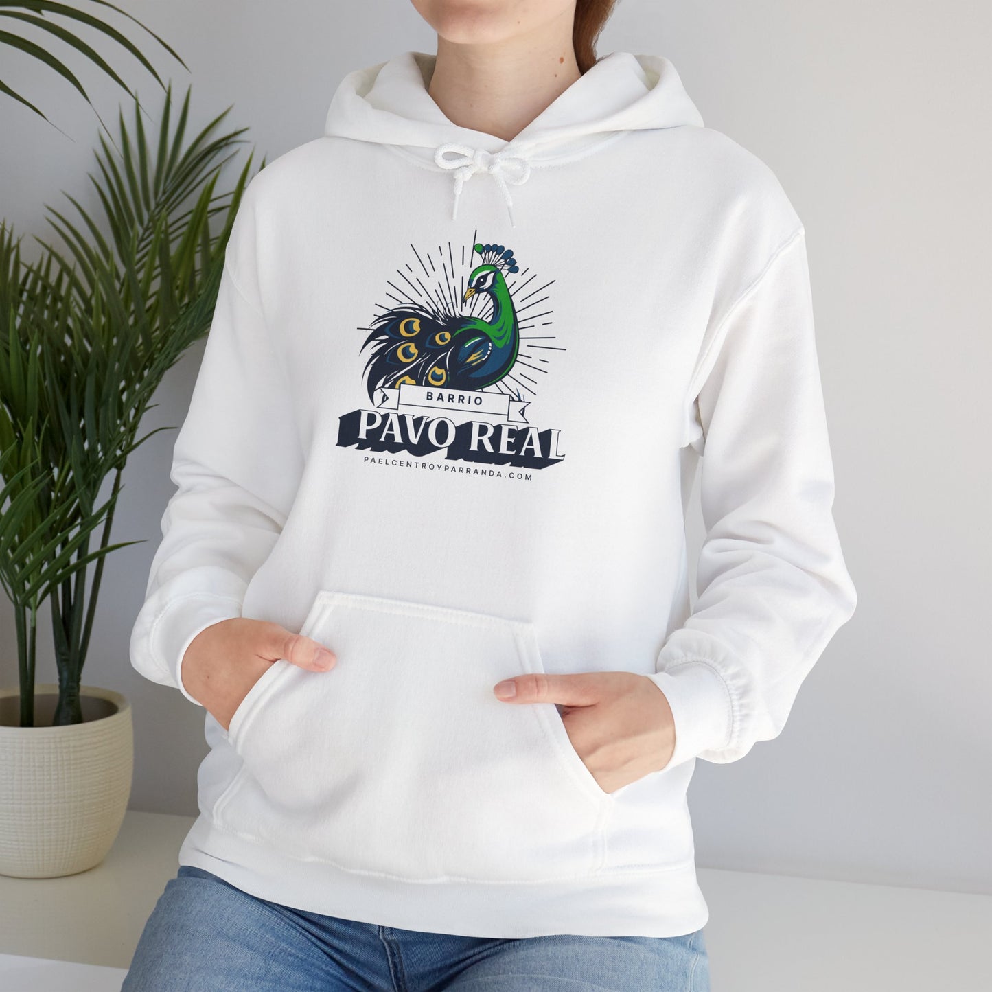 Pavo Real, El Santo. Unisex Heavy Blend™ Hooded Sweatshirt