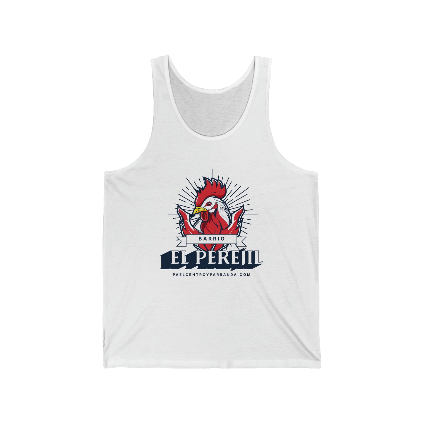 El Perejil, Quemado de Guines. Unisex Jersey Tank