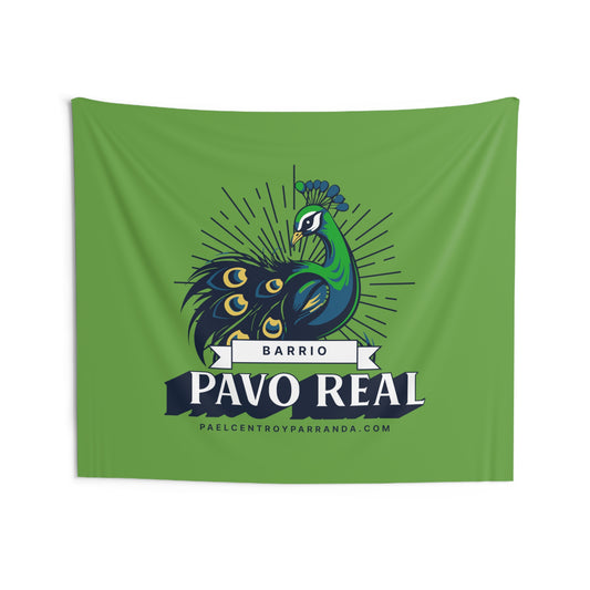 Pavo Real, El Santo. Horizontal Indoor Wall Tapestries