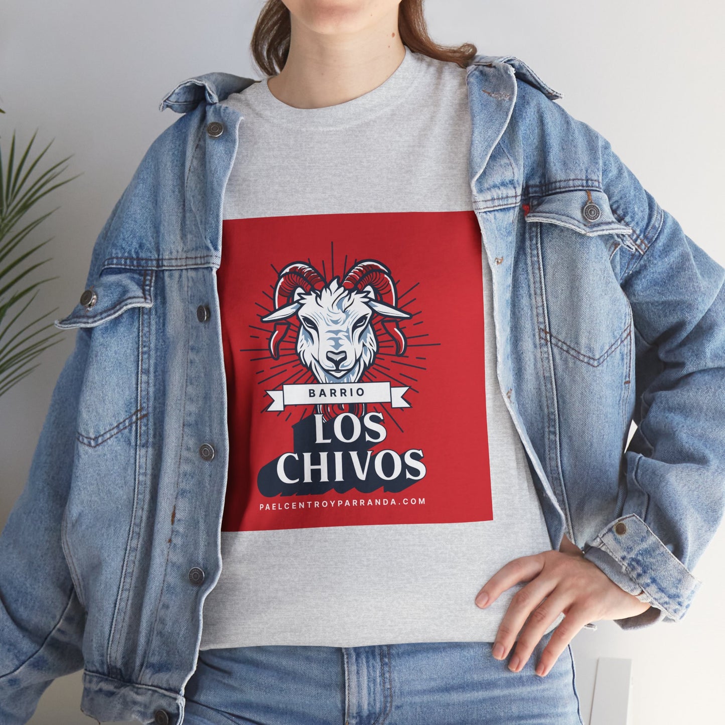 Los Chivos, Calabazar de Sagua. Unisex Heavy Cotton Tee