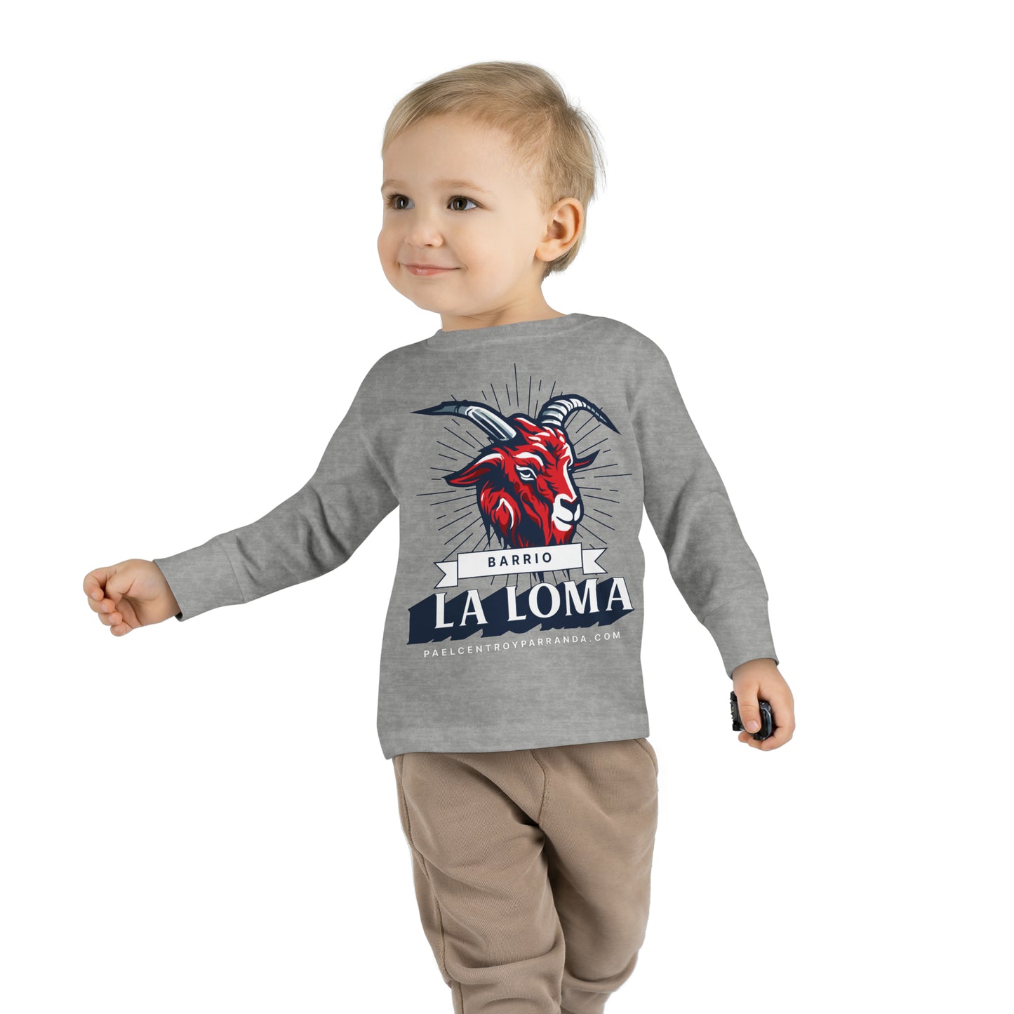 La Loma, Guayos. Toddler Long Sleeve Tee