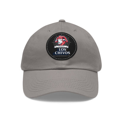 Los Chivos, Encrucijada. Dad Hat with Leather Patch (Round)