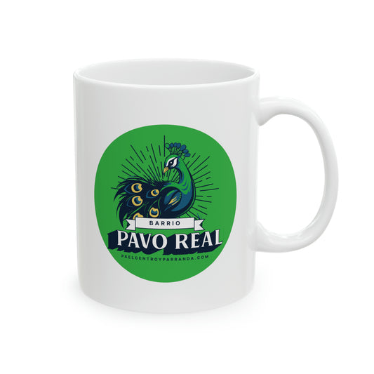 Pavo Real, El Santo. Ceramic Mug, 11oz